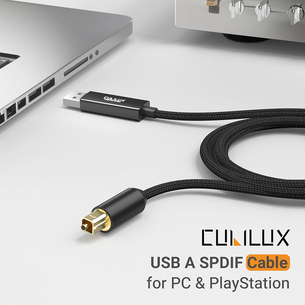 Amazon.com: Cubilux USB A to TOSLINK Optical Audio Cable